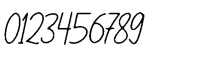 Cloudy Starlight Script Font OTHER CHARS