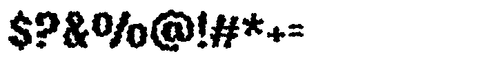 Cloudypop Black Font OTHER CHARS