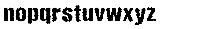 Cloudypop Black Font LOWERCASE