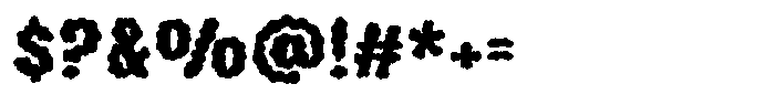 Cloudypop Blue Font OTHER CHARS