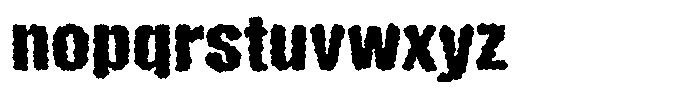 Cloudypop Blue Font LOWERCASE