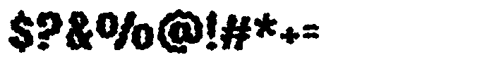 Cloudypop White Font OTHER CHARS