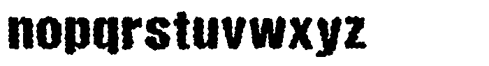 Cloudypop White Font LOWERCASE