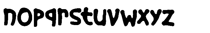 Clown Reign Font LOWERCASE