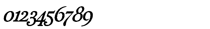Club de Retro Italic Tight Font OTHER CHARS