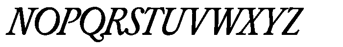 Club de Retro Italic Tight Font UPPERCASE