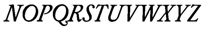 Club de Retro Italic Font UPPERCASE