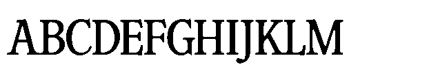 Club de Retro Serif Tight Font UPPERCASE