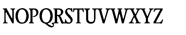 Club de Retro Serif Tight Font UPPERCASE