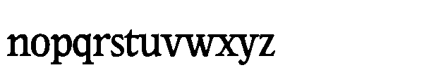Club de Retro Serif Tight Font LOWERCASE