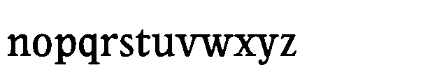Club de Retro Serif Font LOWERCASE