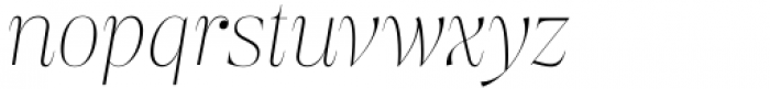Clufy Italic Variable Font LOWERCASE