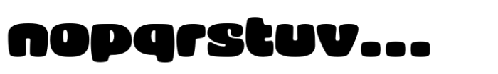 Clumpy Font LOWERCASE