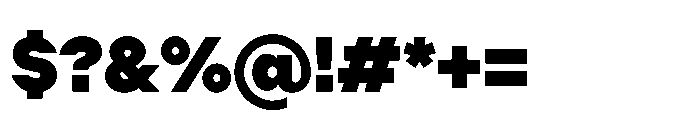 Cluster Edge Black Font OTHER CHARS