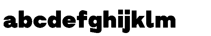 Cluster Edge Black FONT