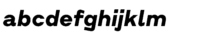 Cluster Edge Bold Italic FONT