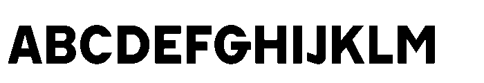 Cluster Edge Bold Font UPPERCASE