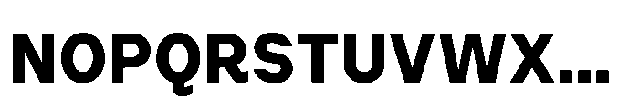 Cluster Edge Bold Font UPPERCASE