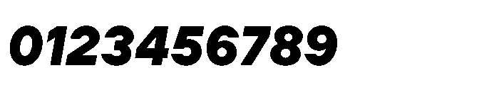 Cluster Edge Extrabold Italic Font OTHER CHARS