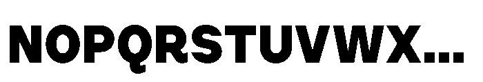 Cluster Edge Extrabold Font UPPERCASE