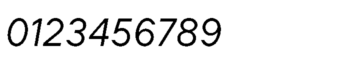 Cluster Edge Light Italic Font OTHER CHARS