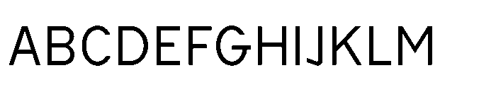 Cluster Edge Light Font UPPERCASE