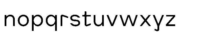 Cluster Edge Light Font LOWERCASE