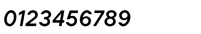 Cluster Edge Medium Italic Font OTHER CHARS