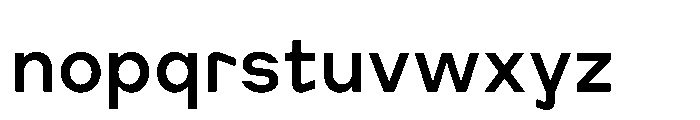 Cluster Edge Medium Font LOWERCASE