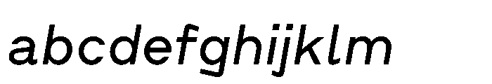 Cluster Edge Regular Italic FONT