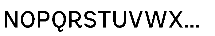 Cluster Edge Regular Font UPPERCASE
