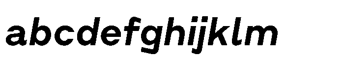 Cluster Edge Semibold Italic FONT