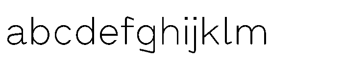 Cluster Edge Thin FONT