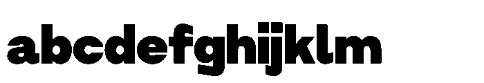 Cluster Edge Tight Black FONT