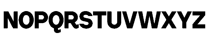 Cluster Edge Tight Bold Font UPPERCASE
