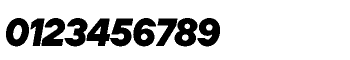 Cluster Edge Tight Extrabold Italic Font OTHER CHARS