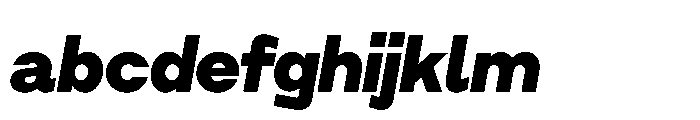 Cluster Edge Tight Extrabold Italic FONT