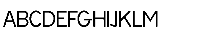 Cluster Edge Tight Light Font UPPERCASE