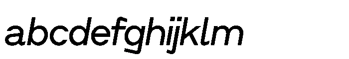 Cluster Edge Tight Regular Italic FONT
