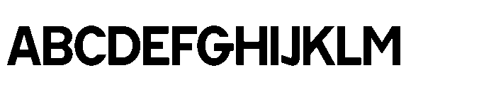 Cluster Edge Tight Semibold Font UPPERCASE