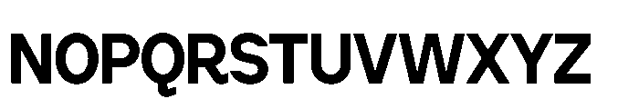 Cluster Edge Tight Semibold Font UPPERCASE