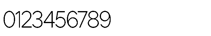 Cluster Edge Tight Thin Font OTHER CHARS