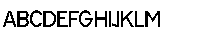 Cluster Edge Tight Variable Font UPPERCASE