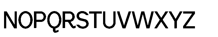 Cluster Edge Tight Variable Font UPPERCASE