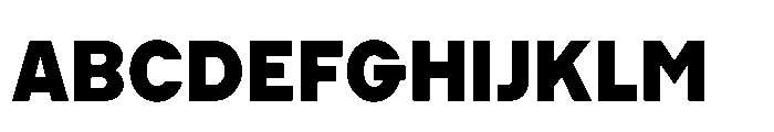 Cluster Extrabold Font UPPERCASE