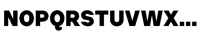 Cluster Extrabold Font UPPERCASE