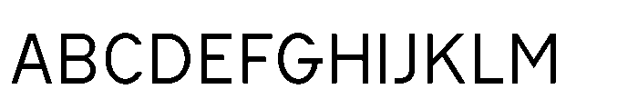 Cluster Light Font UPPERCASE