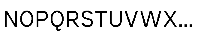 Cluster Light Font UPPERCASE