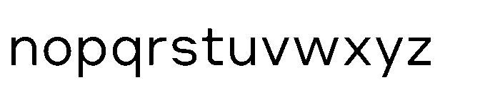 Cluster Light Font LOWERCASE