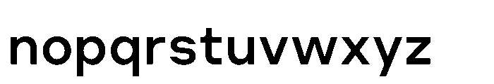 Cluster Medium Font LOWERCASE
